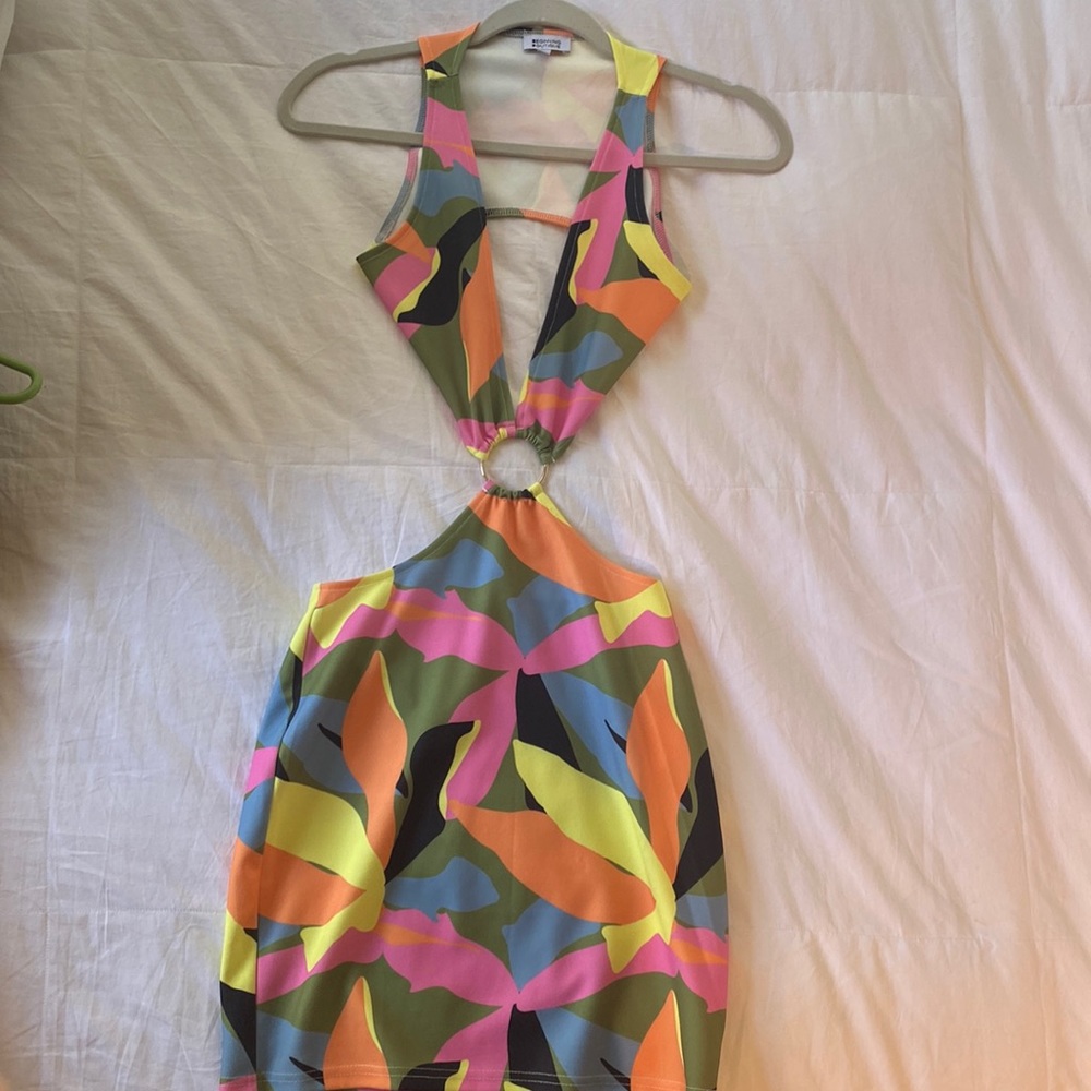 Multicolor geometric dress from Beginning Boutique! - Picture 1 of 5